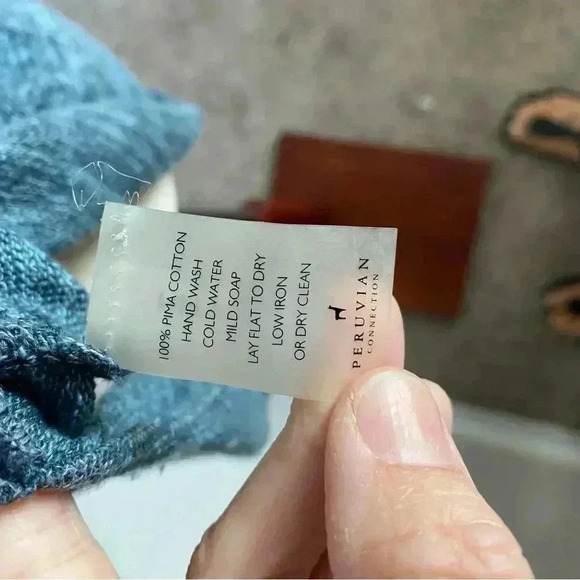 Peruvian Connection Pima Cotton Knit Top XS - Picture 5 of 9